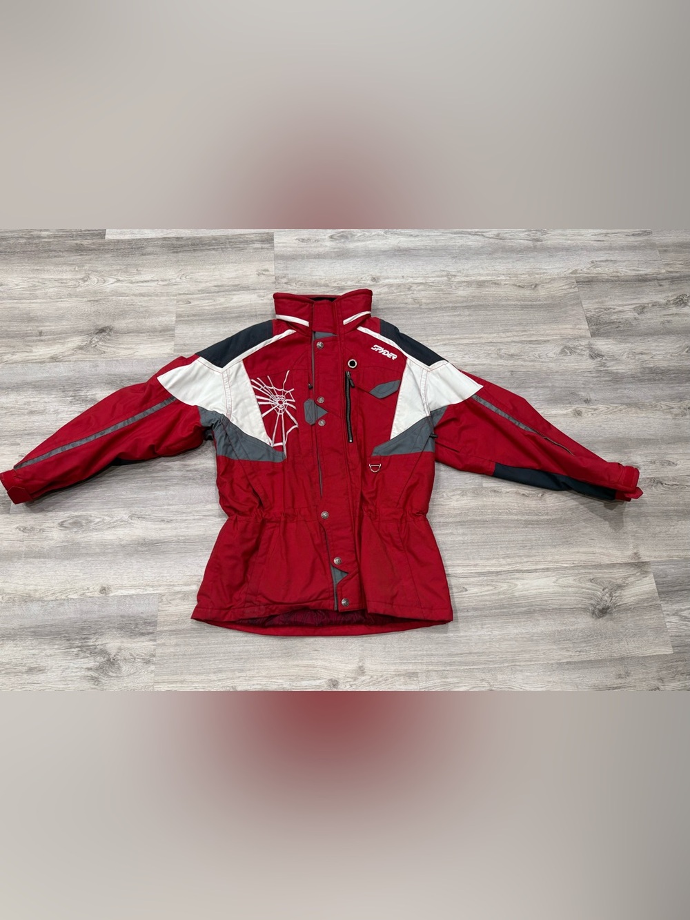 Spyder Red, White & Gray Men’s Ski Jacket